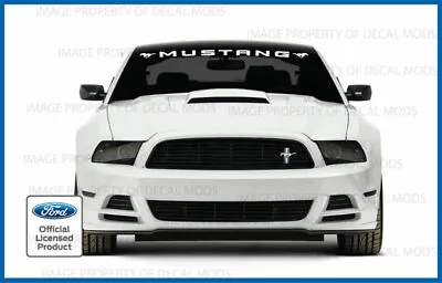 2010 - 2014 Ford Mustang Front Windshield Banner Decal Sticker Graphic V6 GT PMP • $38.71