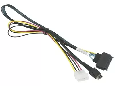 Supermicro Cable CBL-SAST-0956 55cm OCuLink To PCIE SFF-8639 U.2 With Power  • $29.49