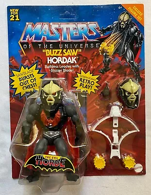 Mattel Masters Of The Universe Origins Deluxe BUZZ SAW HORDAK 2021 New • $9.99