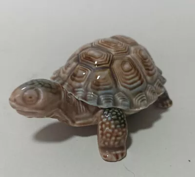 Vintage Wade Porcelain Tortoise Trinket Box/Ornament 11cm VGC • £4.99