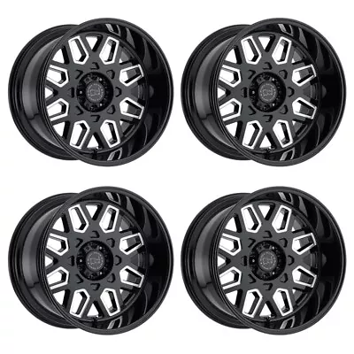 20  BLACK RHINO PREDATOR RIMS Fits CHEVROLET SILVERADO 2500 HD Wheels 2011-2023 • $1399