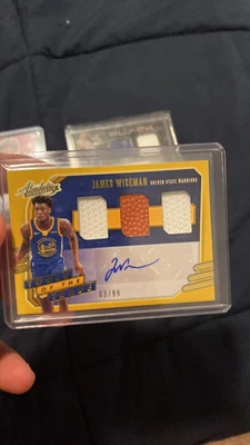 $400 • Buy James Wiseman 2020/21 Absolute Tools Of The Trade Patch Auto /99 Warriors