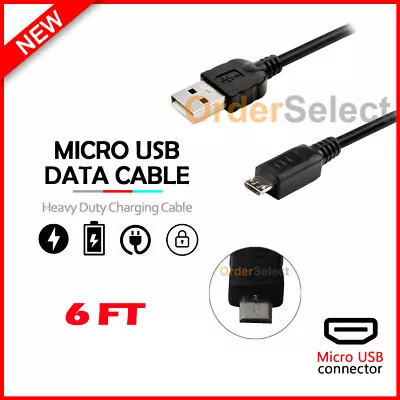 Micro USB 6FT Rapid Charger Cable Cord For ZTE LG Motorola Moto Samsung Phones • $3.49