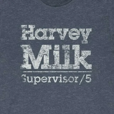 HARVEY MILK  Vintage Look  50/50 Blend Gym T-Shirt - San Francisco LGBTQ Dnc • $20.99