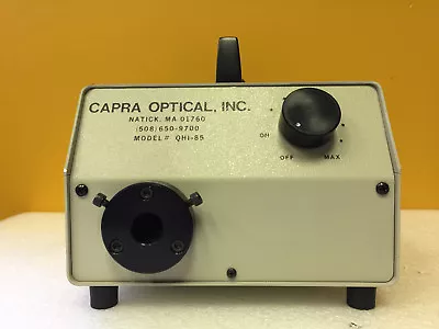 Capra Optical QHI-85 120 VAC 60Hz 175 W Fiber Optic Illuminator. Tested! • $29.99