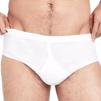 Jockey Comfort Rib Y-Front Brief M9110G White • $16.95