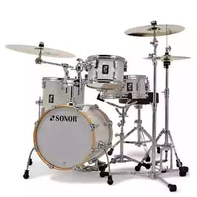 Sonor AQ2 Maple 4pc Safari Drum Set White Marine Pearl • $789