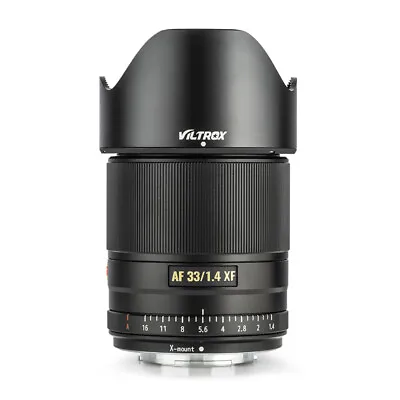 Viltrox 33mm F1.4 Auto Focus Lens Adapter For Fujifilm X-T3 X-T30 XT20 XE1 X-T10 • $526.90