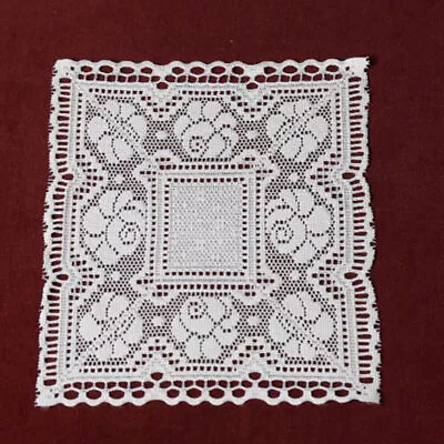 4Pcs/Lot White Vintage Embroidered Lace Doilies Square Table Mat Flower Doily 8  • $6.29