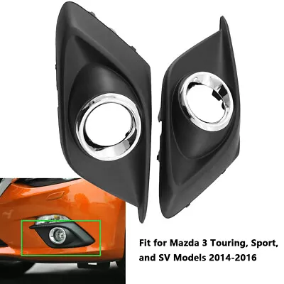 New OEM Fog Light Lamp Bumper Front Foglight Trim For Mazda3 2014-2016 • $23.59