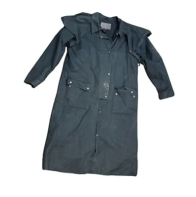 Outback Trading Co Men’s Black 2042 Oilskin Low Rider Duster Size Medium • $69.99