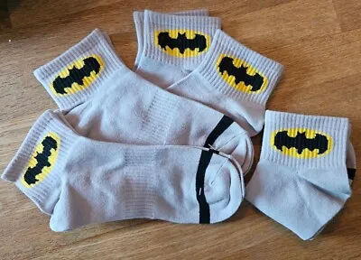 Set Of 5 X Men's BATMAN Socks Marvel Guy's Boys • £9.99