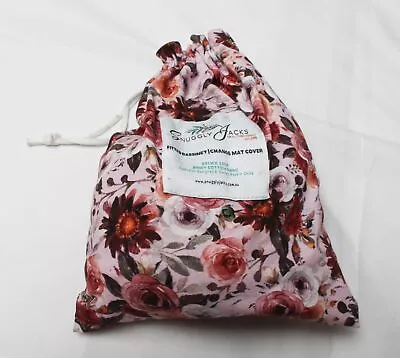 Snuggly Jacks Fitted Bassinet Sheet Change Mat Cover CF6 Blithe Floral One Size • $7.99