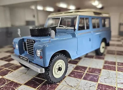 Whitebox Series Iii Land Rover 109 Station Wagon Blue 1/24 Scale Diecast Model • £44.95