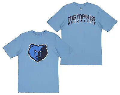 FISLL NBA Men's Memphis Grizzlies Team Color Name And Logo Premium T-Shirt • $29.99