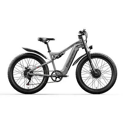 E-Mountain Bike 26'' 2000W Electric Bikes Full Suspension Bicycle 48V 17.5AH MTB • $1699