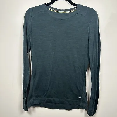 Smartwool Base Layer Dark Green Women's Medium Long Sleeve Merino Wool • $15.99