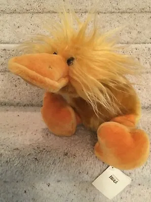 NICI Plush Golden Duck PAULA Duckling W Tag LE Germany Stuffed Animal Toy 14 IN • $14