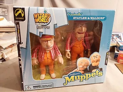 2003 Palisades Unopened Muppets Vaudeville Statler Waldorf Wizard World Chicago • $65