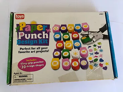 Vintage Paper Punch Design Kit/17 Shapes Paper Punch Cutting Set/Toys To Grow On • $27.89