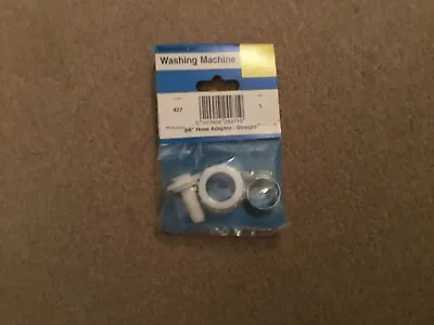 Robomatic Washing Machine 3/8'' Hose Adaptor - Straight - NEW & SEALED • £4.49