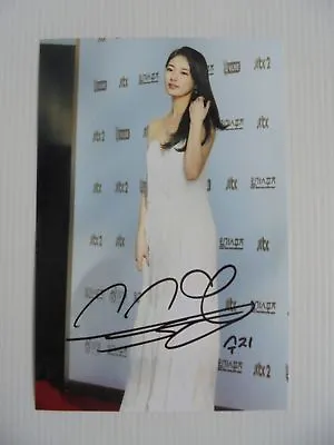 Suzy Bae Miss A 4x6 Photo Korean Actress KPOP Autograph Signed USA Seller 14 • $14.99