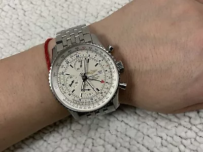 BREITLING Navitimer World  Ref:A24322 Men’s Watch  • $4299