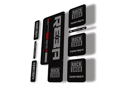 Rock Shox REBA 2009 Fork Decal Kit Mountain Bike Cycling Sticker Adhesive Gray • $19.99