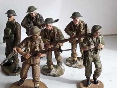 JCM 54mm  Metal  WW2   British  Infantry   4 Figures • £15