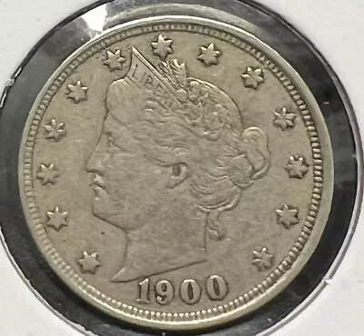 1900 Liberty V Nickel Grades  Very Fine++ Actual Coin #2333 • $18