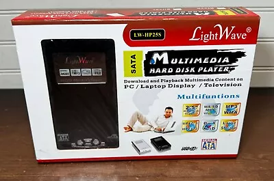 NEW Lightwave HDD MultiMedia Hard Disk Player - Please Read Description - • $40