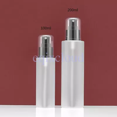 Wholesale 100ML 200ML PET Frosted Clear Fine Mist Spray Pump Bottles Container • £3.62