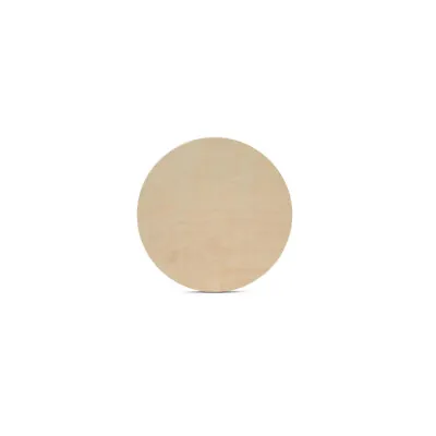 Wood Circle Discs 4 Inch 1/2 Inch Thick Unfinished Birch Rounds | Woodpeckers • $300.99