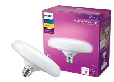 Philips 75W Equivalent Bright White Wide Surface Medium LED Floodlight Light • $8.99