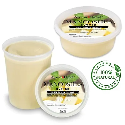 Raw Shea Mango Butter Cocoa Butter 100% Pure Body Butter Blend MANCOSHEA • $9.95