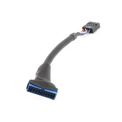 USB 3.0 20-pin Header Male To USB 2.0 9-pin Female Adapter Short Cable • $6.99