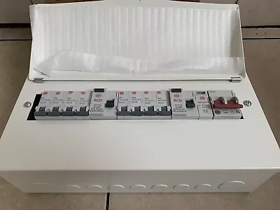 £100 • Buy Wylex WNM1772/1 9 Way High Integrity+Type 2 SPD F Consumer Unit BRAND NEW