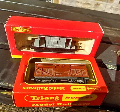 Hornby Tri-ang R.122  Cattle Wagon & Another Boxed • £10