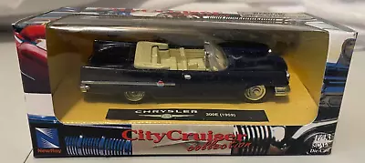 City Cruiser Collection Navy Blue 1959 Chrysler 300E 1:43 Scale Diecast Car • $4.50