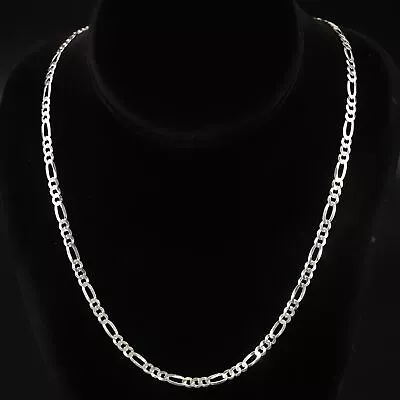 Sterling Silver - ITALY 5mm Figaro Chain 24  Men's Necklace - 11g • $2.99