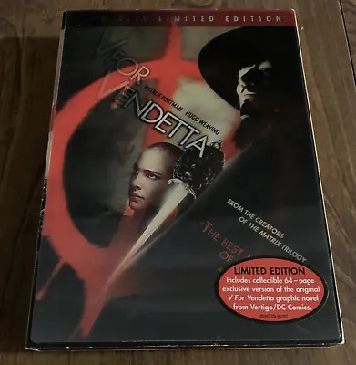 $7.99 • Buy V For Vendetta (2-DVD) Limited Edition W Book