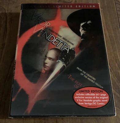 $7.99 • Buy V For Vendetta (2-DVD) Limited Edition W Book