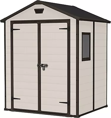 £549.95 • Buy Keter Manor Shed Outdoor Plastic Garden Storage Shed Waterproof Lockable Keter
