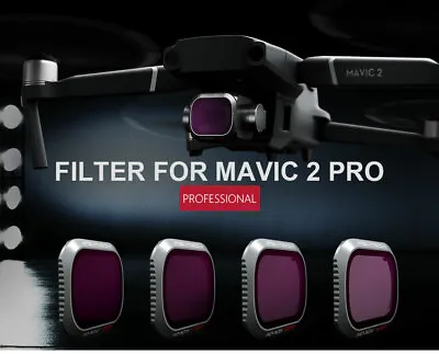 $124.25 • Buy PGYTECH For DJI Mavic 2 Pro Lens Professional Filter HD MRC UV CPL ND4 ND/PL Set