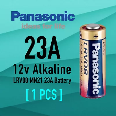  Genuine 1x Panasonic A23 Alkaline Remote Batteries 12V LRV08 MN21 23A Battery • $3.15