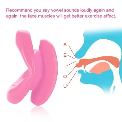 Silicone Face Lifting Lip Exerciser Mouth Muscle Tightener Tightening ABE • $6.40