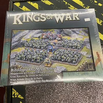 Kings Of War Riftforged Orc Mega Army Mantic New Sealed • $95