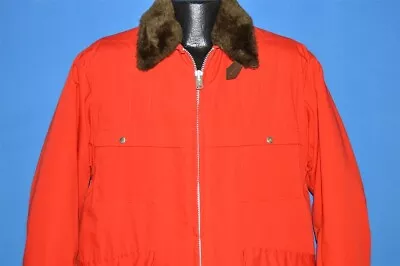 Vintage 50s 10-X RED HUNTING SPORT CLOTHING DEADSTOCK WINTER CRISP JACKET SZ 44 • $359.14