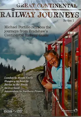 Great Continental Railway Journeys: Series 1 (2-DVD) NEW Michael Portillo • £3.99