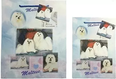 Maltese 2 Gift Bags W Tags  Ruth Maystead Dog Bundle • $10.16